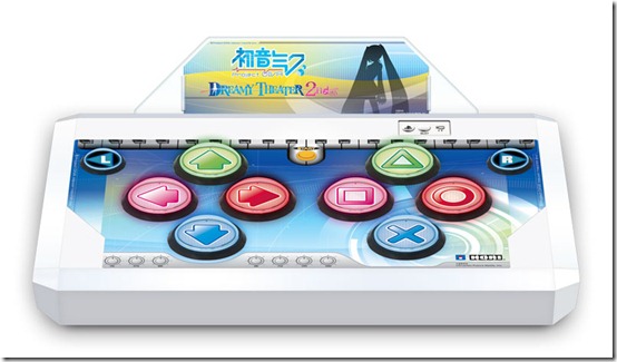 So, to use this you have to plug your PSP with Hatsune Miku: Project Diva 2nd into your PS3 and connect Hori's controller into the console.