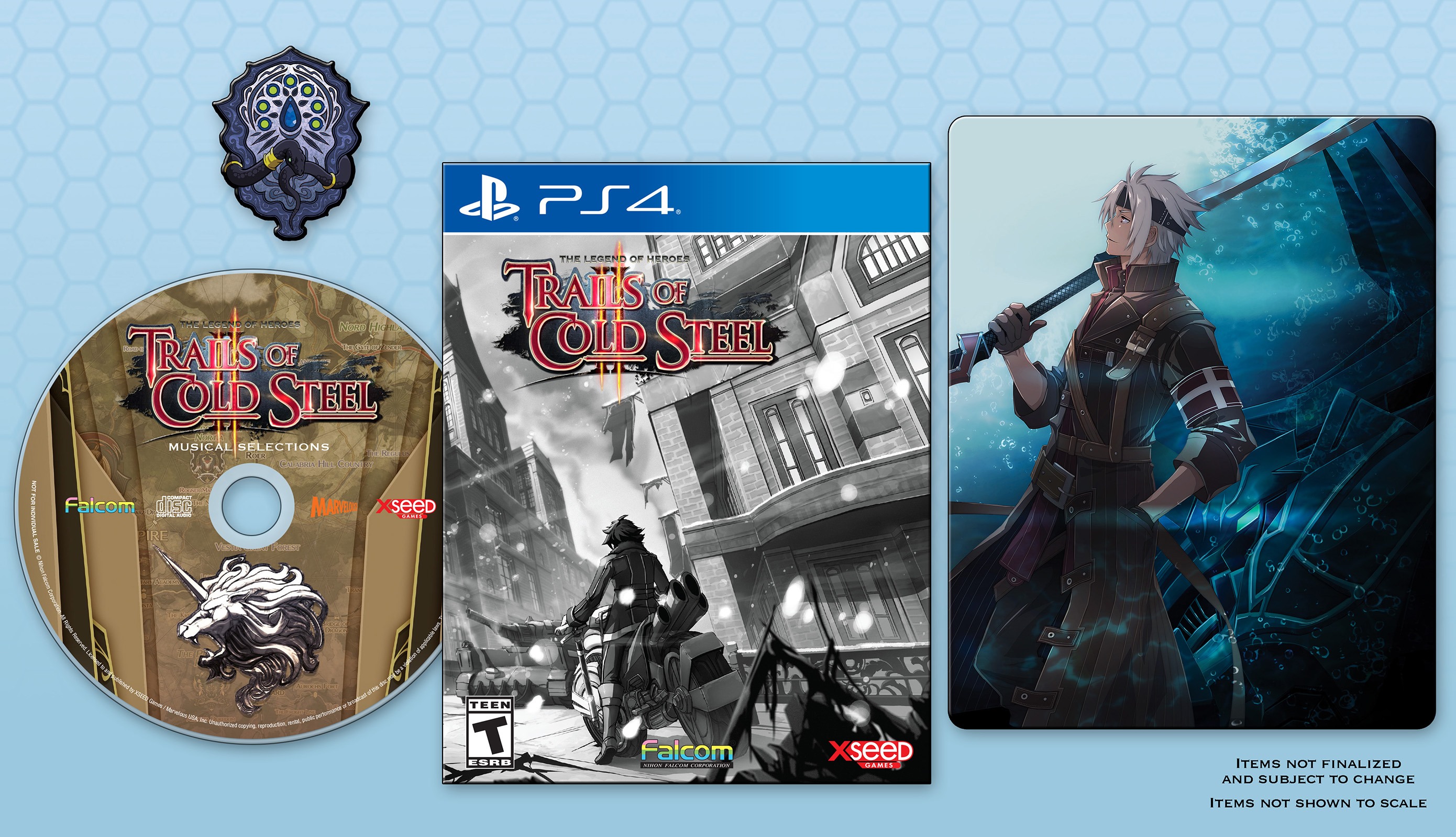 Popular Legend of Heroes: Trails of Cold Steel 1 and 2 LE Steelbooks