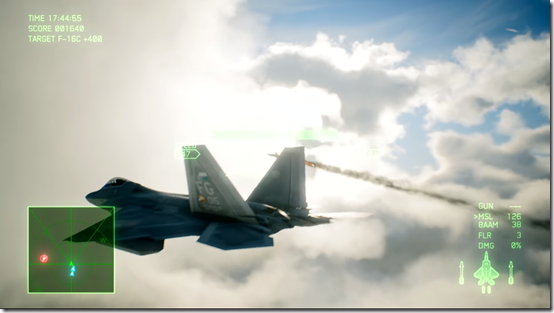 Ace Combat 7 Showcases Streamlined Speed With The F 22a Raptor Zetgaming - f 22a raptor roblox