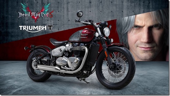 Devil May Cry 5 Triumph Motorcycle Revealed As Part Of A Capcom