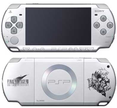 The Crisis Core: Final Fantasy VII slim PSP - Siliconera