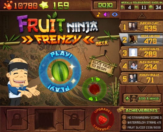 River Rock Casino on X: Who will be our next Fruit Ninja champion? Test  your fruit slicing skills at our Fruit Ninja Slot Tournament tomorrow from  8pm-11pm! The top 10 players will