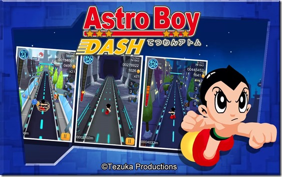 Astro Boy Dash A 3d Runner Featuring Astro Boy And His Sister Uran Siliconera