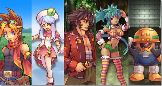 Kemco Brings Another Old-School Style RPG In Link Of Hearts - Siliconera