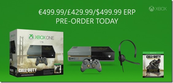 Xbox One Gets 1 Terabyte Hard Drive Bundle With Call Of Duty Advanced Warfare Siliconera 