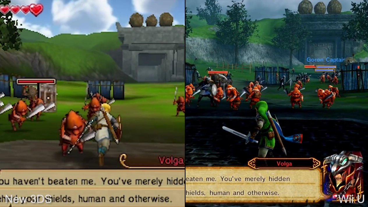 Here S A Hyrule Warriors Legends Comparison Video For 3ds New 3ds And Wii U Siliconera