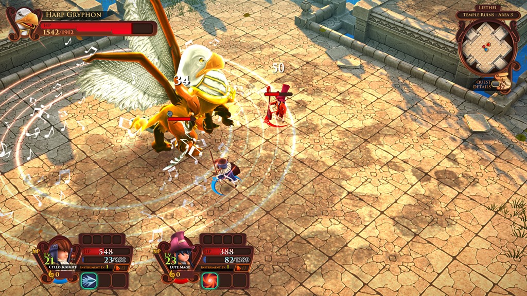AereA Is Musical, 4-Player Co-op Action RPG Siliconera