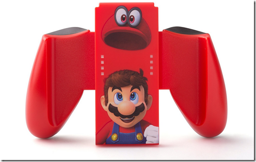 red joy con mario odyssey