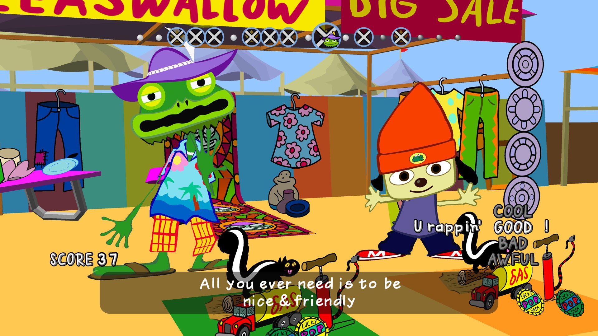 Characters appearing in Parappa the Rapper Anime