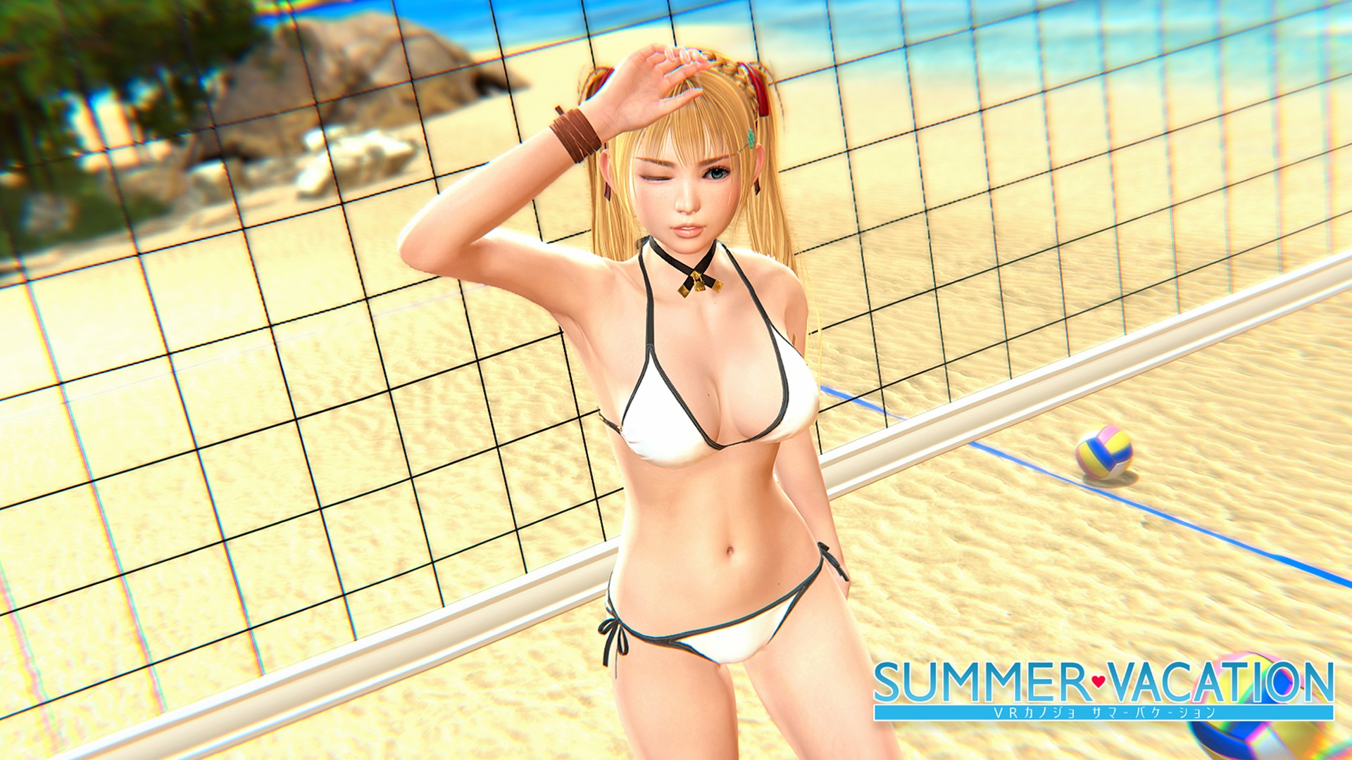 3d Nudist Beach - VR Kanojo's Follow-Up Is Called Summer Vacation Featuring A Blonde  Twin-Tail On The Beach - Siliconera