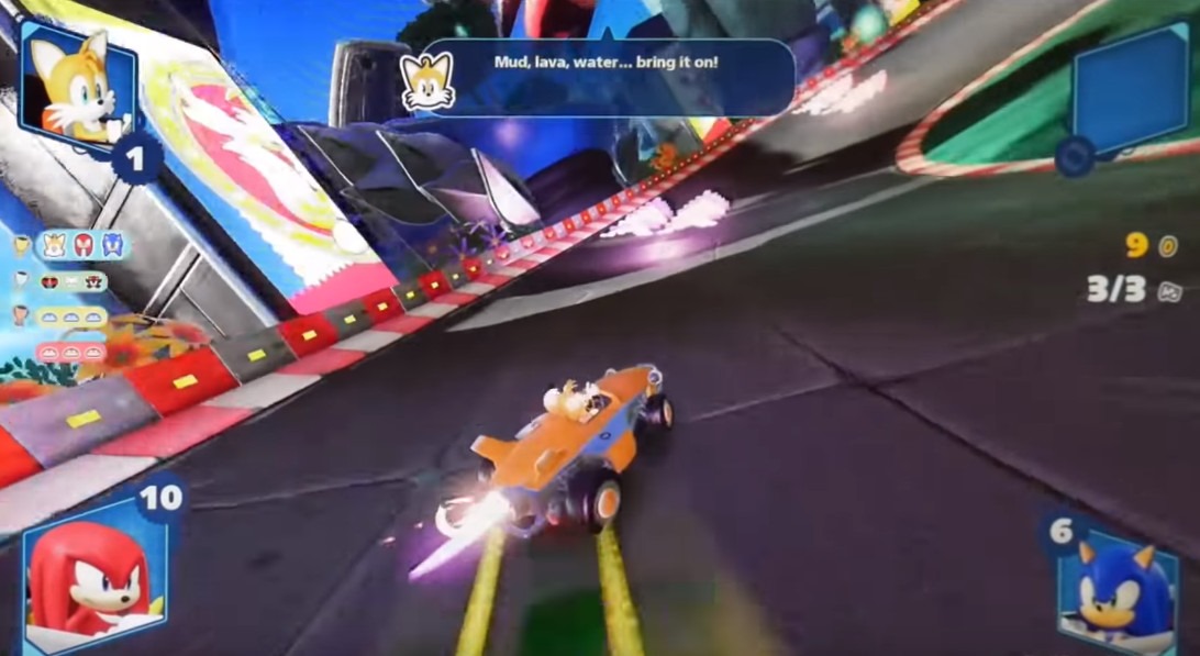 Team Sonic Racing Takes Us Through A Race In Off-Screen Footage At