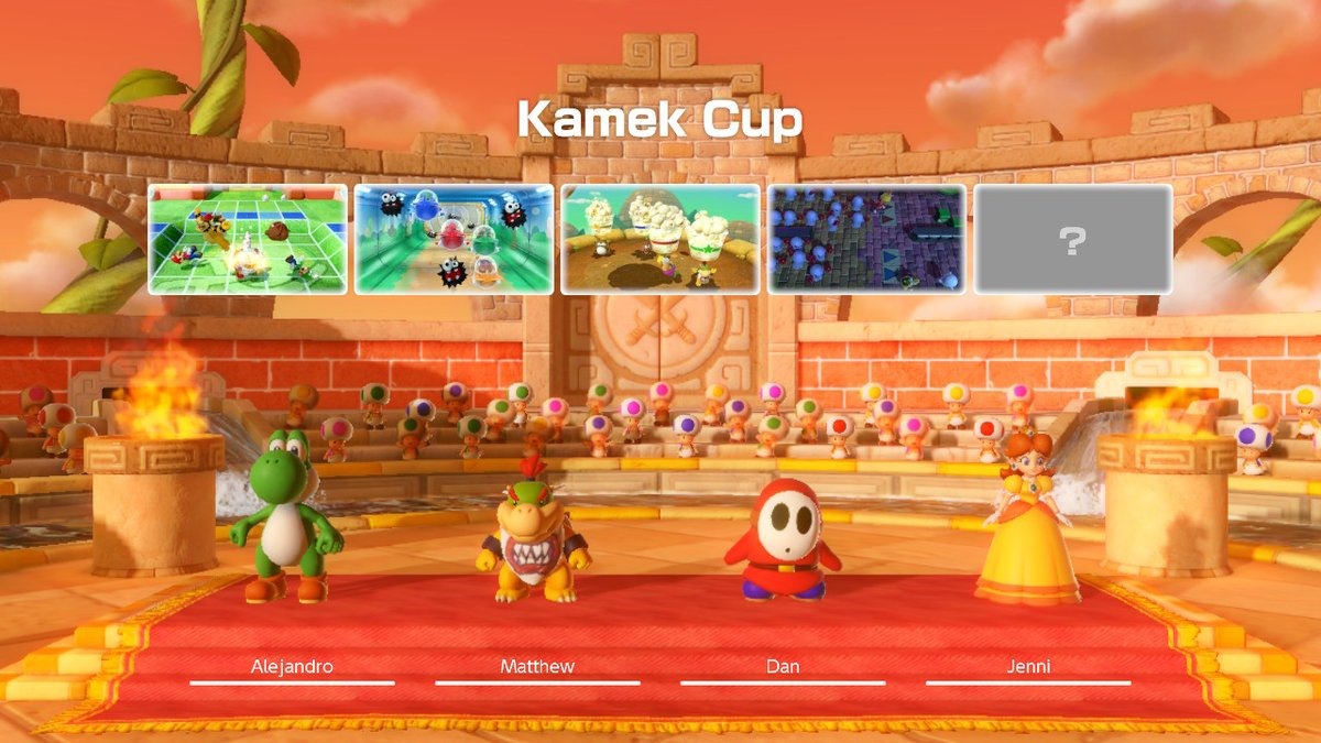mario party can you play online