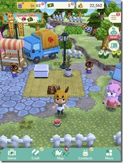 Here Are All The Eevee Pokemon Animal Crossing: Pocket Camp Event Items ...