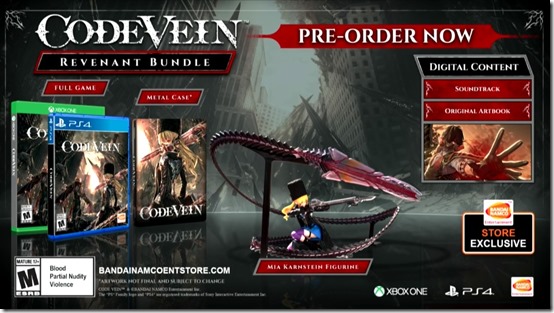 Join The Revenants in Code Vein, available now on PS4, X1 and PC Digital