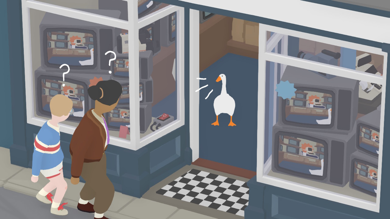 How to Help the Woman Dress Up The Bust in Untitled Goose Game 
