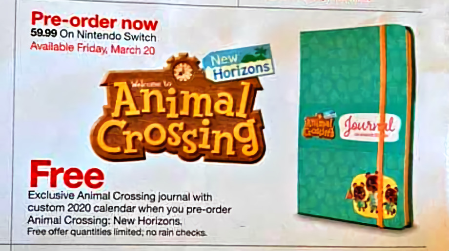 animal crossing switch console target
