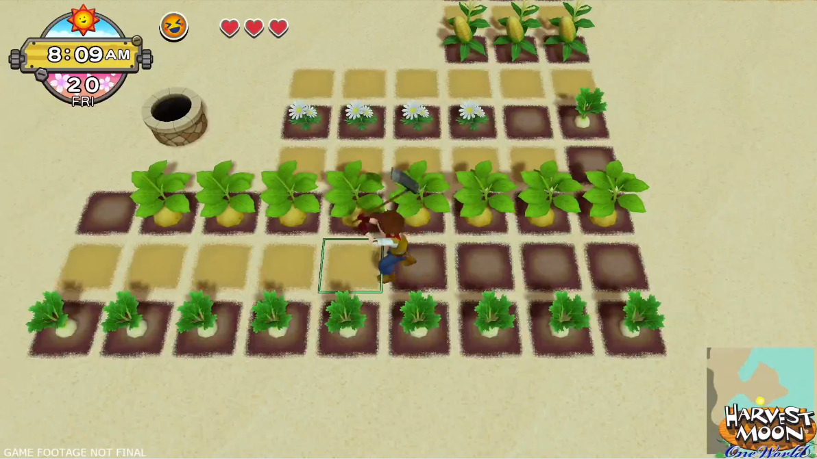 Harvest Moon: One World Reveals World at Look and First Gameplay Vast