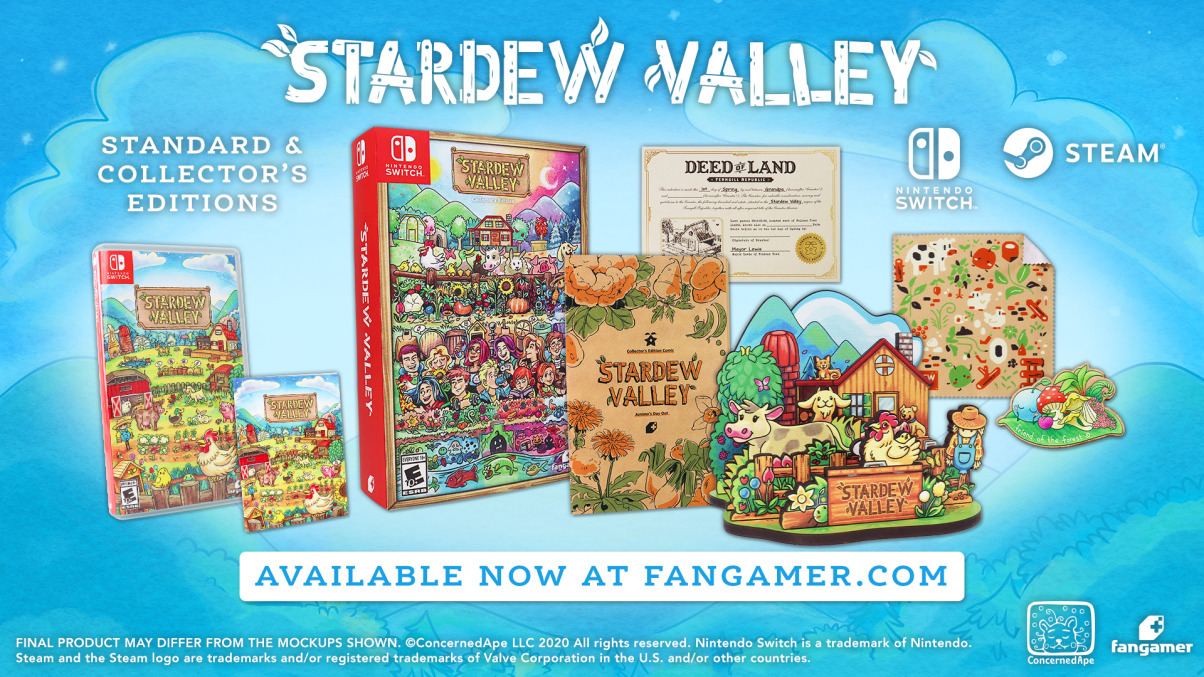 Stardew in and PC Copies Arrive November Will Physical Valley Switch