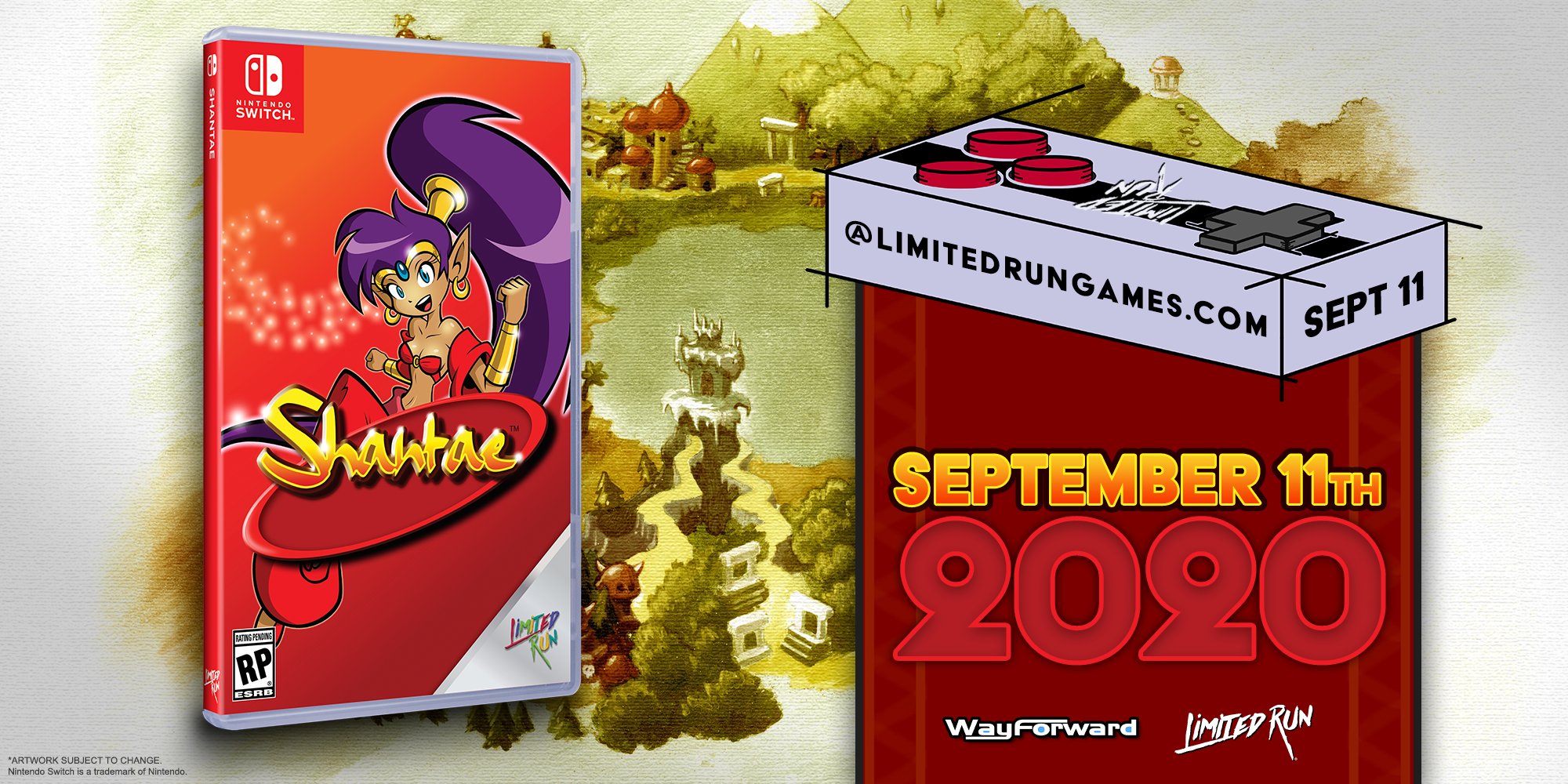 Shantae GBC and Switch Limited Run Pre-orders Open September