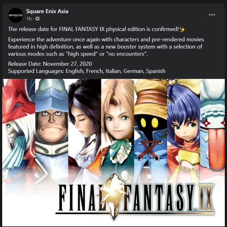 final fantasy switch release date