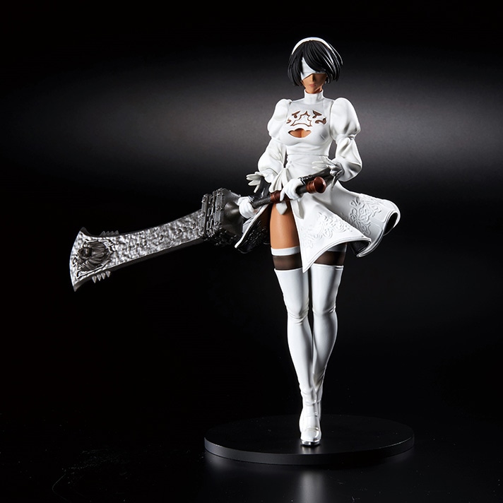 NieR 10th Anniversary Raffle Exclusive Nier, 2B, and 2P Figures 