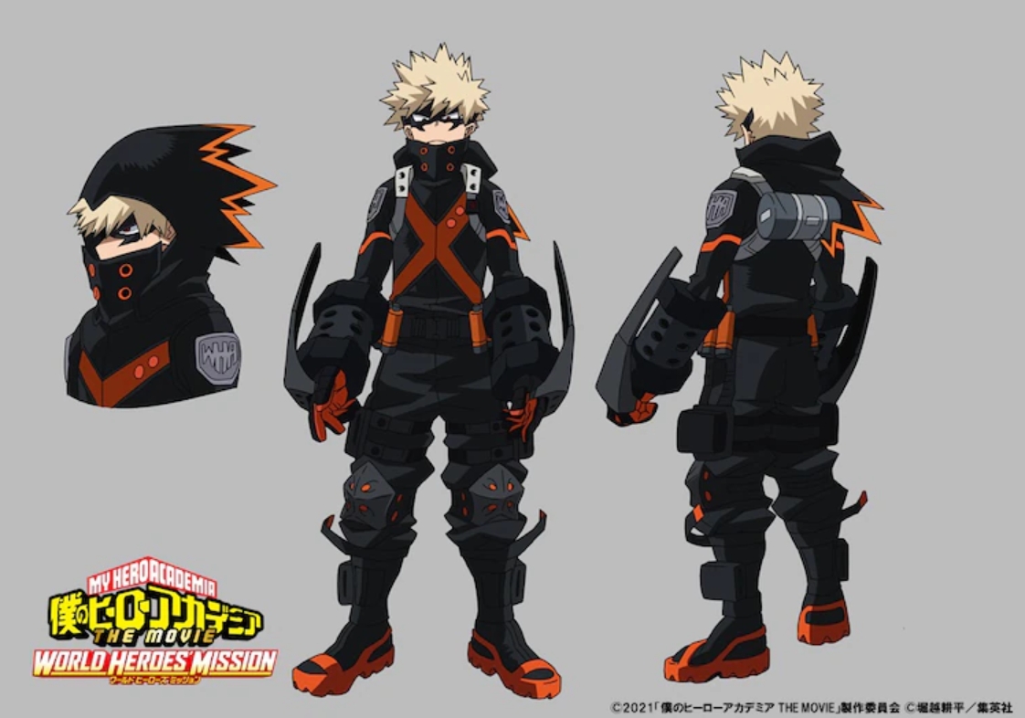 My Hero Academia World Heroes Mission Film Stealth Costumes Go Tactical