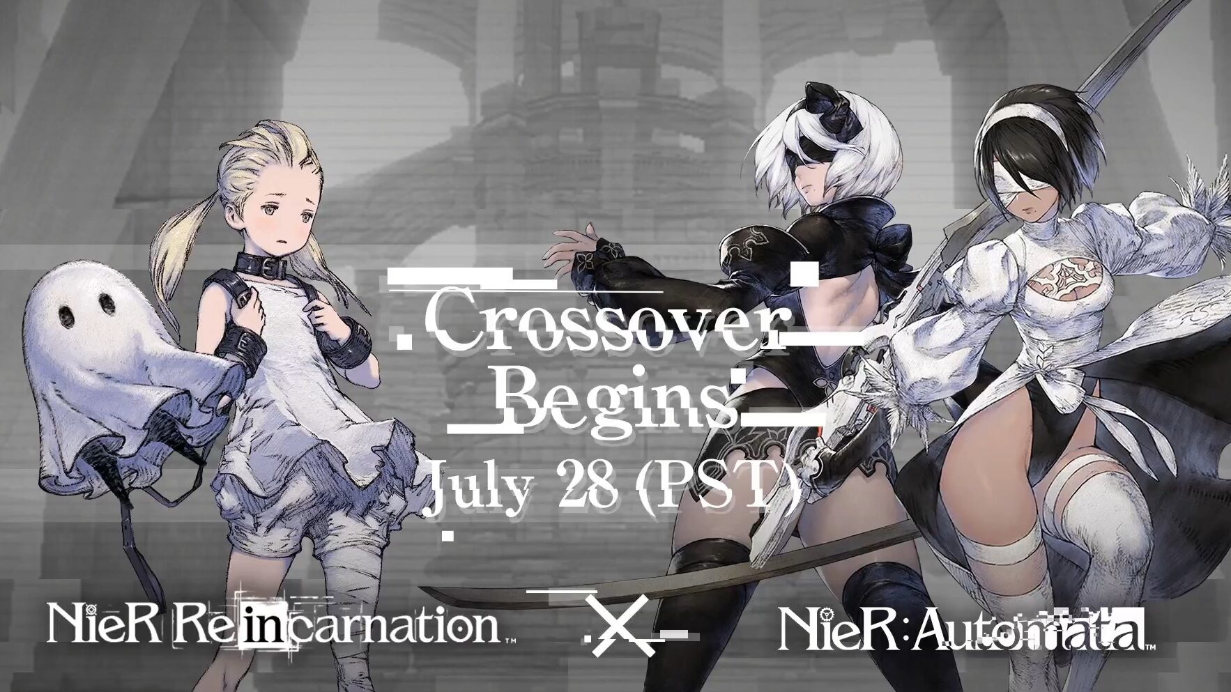 Nier Reincarnation Official YoRHA Stage Play Crossover Trailer