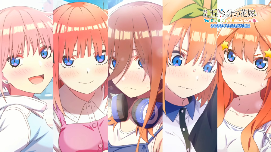 Watch: The Quintessential Quintuplets Debuts Season 2 Opening and
