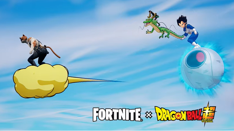 5 Minutes of Fortnite X Dragon Ball Super Gameplay