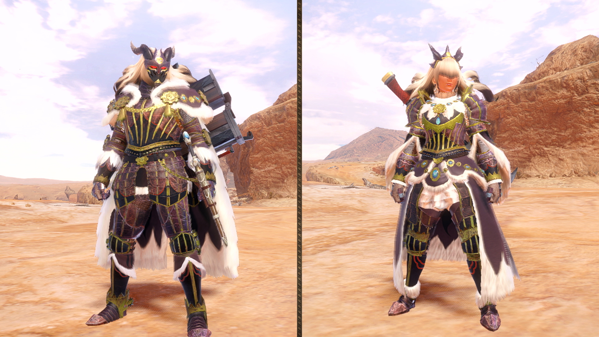 Here S The Sunbreak Title Update 3 Chaotic Gore Magala Armor Set   Monster Hunter Rise Sunbreak Title Update 3 Chaotic Risen Teostra Armor Set Shown  