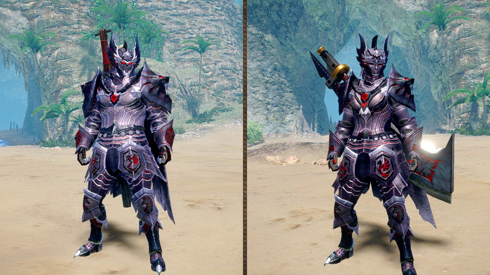 Here S The Sunbreak Title Update 3 Chaotic Gore Magala Armor Set   Monster Hunter Rise Sunbreak Title Update 3 Risen Kushala Daora Armor Set Shown 