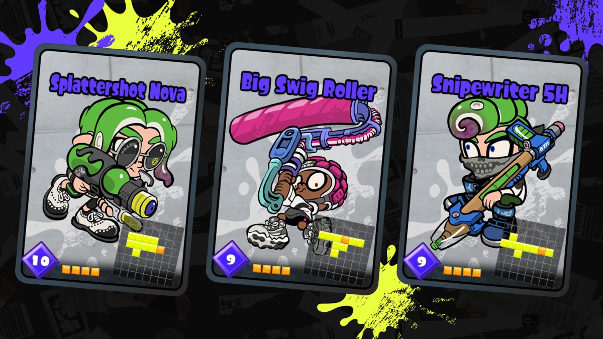 More Splatoon 3 Tableturf Battle Cards Coming in Chill Season Siliconera