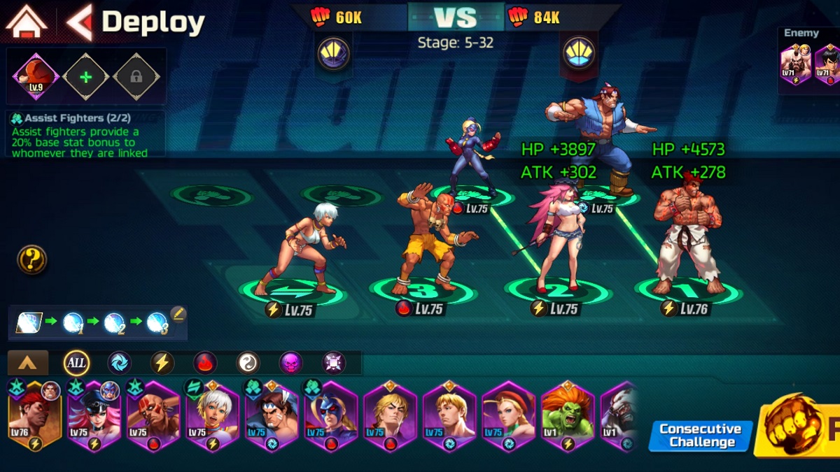 Street Fighter Duel Guide [Re-roll, Team Building and Strategy