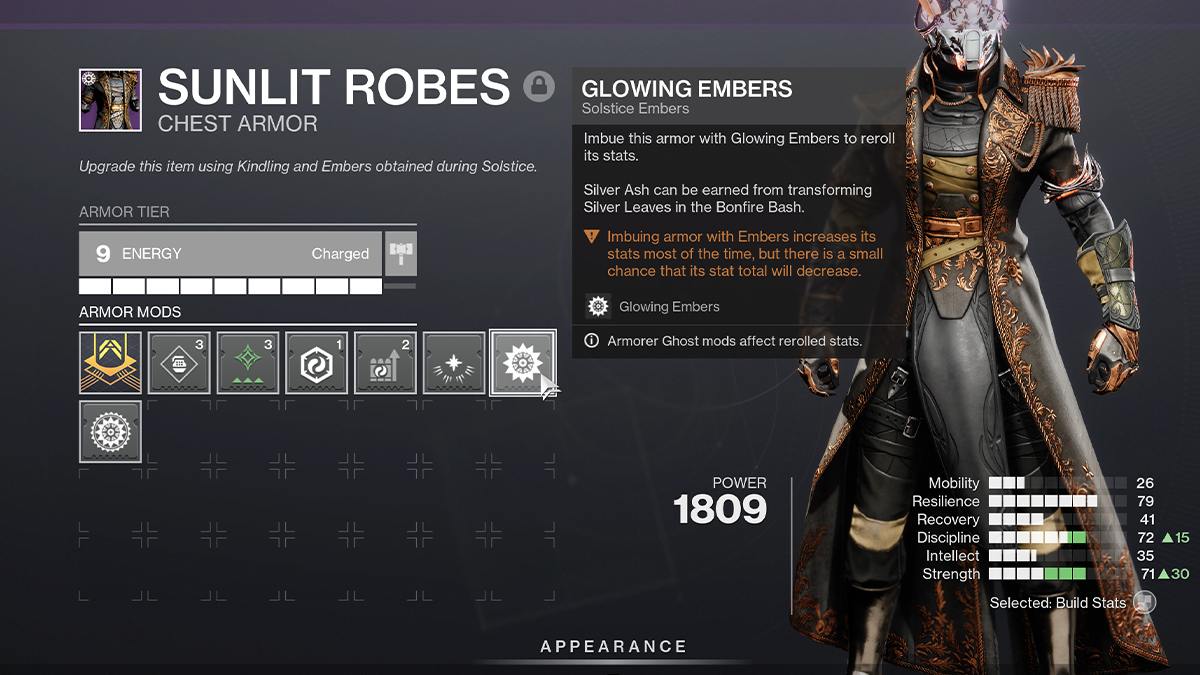 How to Make Sunlit Armor Glow in Destiny 2 Solstice 2023