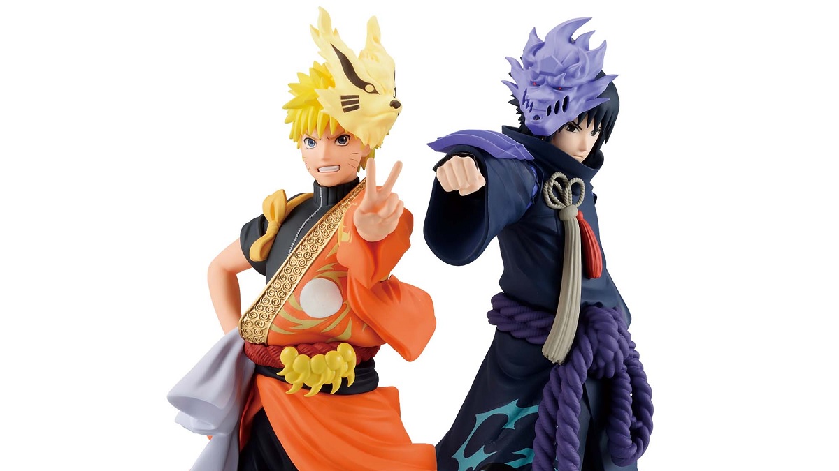 Banpresto Naruto Shippuden Uchiha Sasuke 20th Anniversary Costume