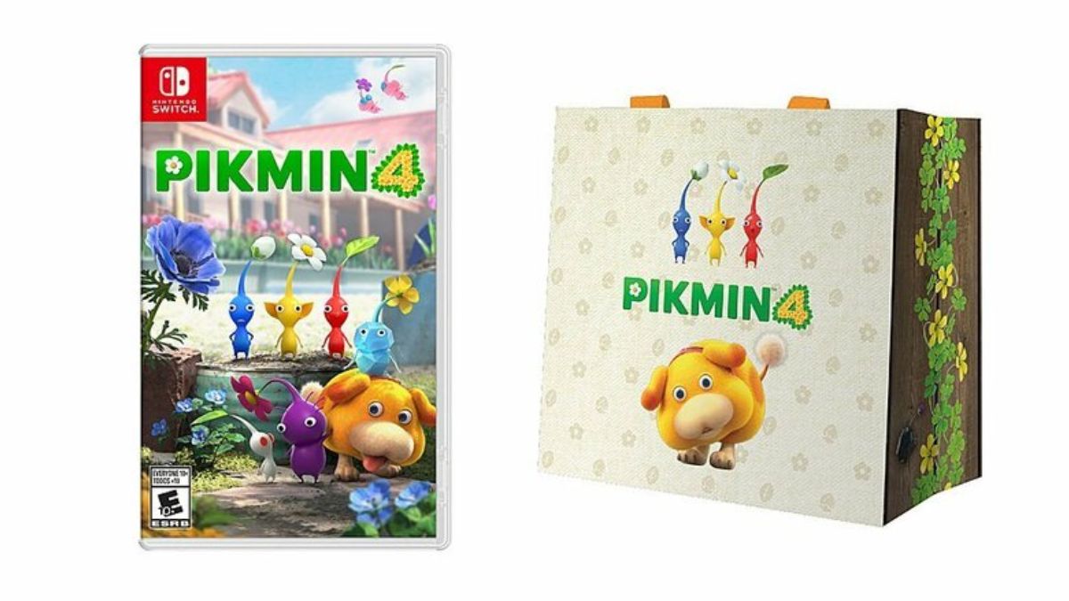 Pikmin 4 with Exclusive Stainless Steel Water Bottle - Nintendo