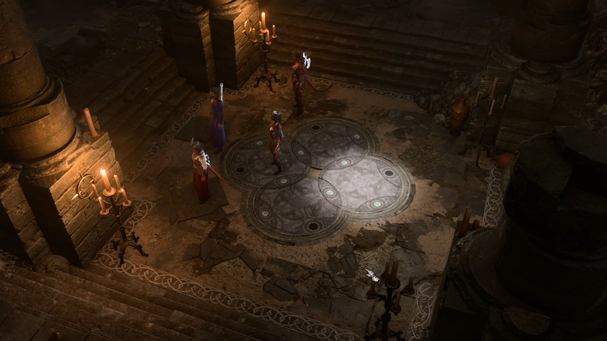 Baldur's Gate 3 Defiled Temple Puzzle Start