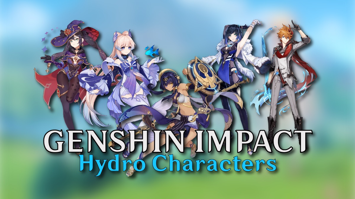 Who Are All the Hydro Characters in Genshin Impact - Siliconera