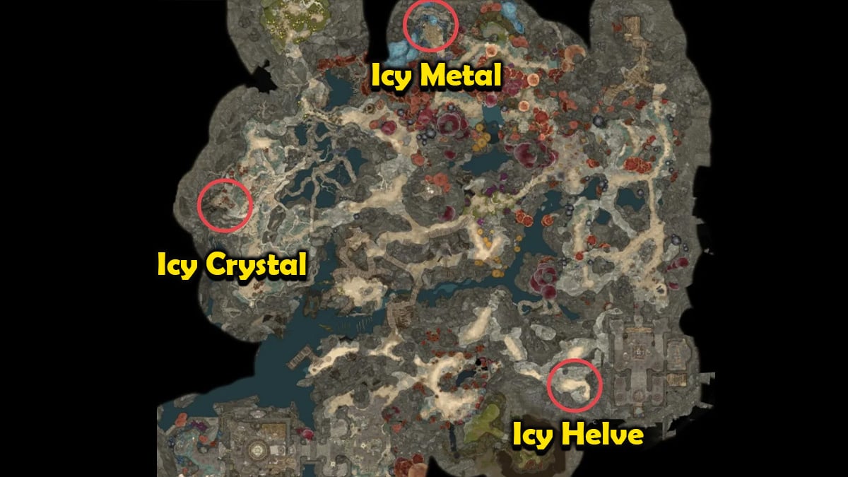 How To Get Icy Crystal Icy Metal And Icy Helve Baldur S Gate 3 BG3   Baldurs Gate 3 Icy Metal Icy Crystal Icy Helve Map Location 