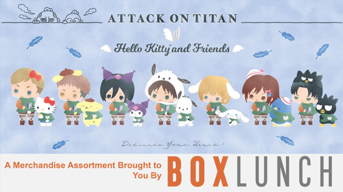 BoxLunch and Sanrio Collab on 'Attack on Titan' Anime Merch