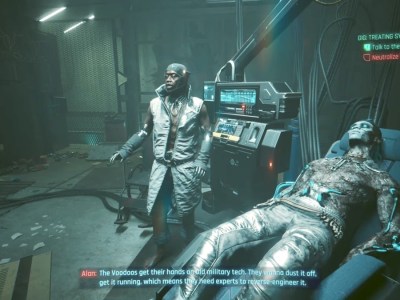 Cyberpunk 2077 treating symptoms