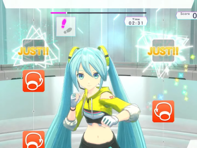 Fitness Boxing feat Hatsune Miku gameplay