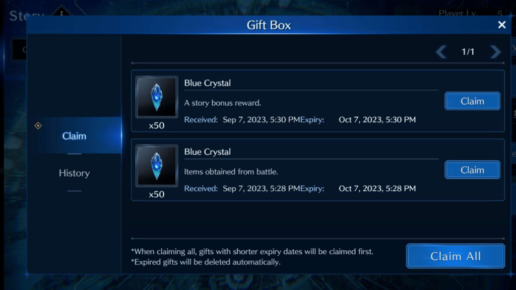 How to Claim Mission Rewards FFVII Ever Crisis