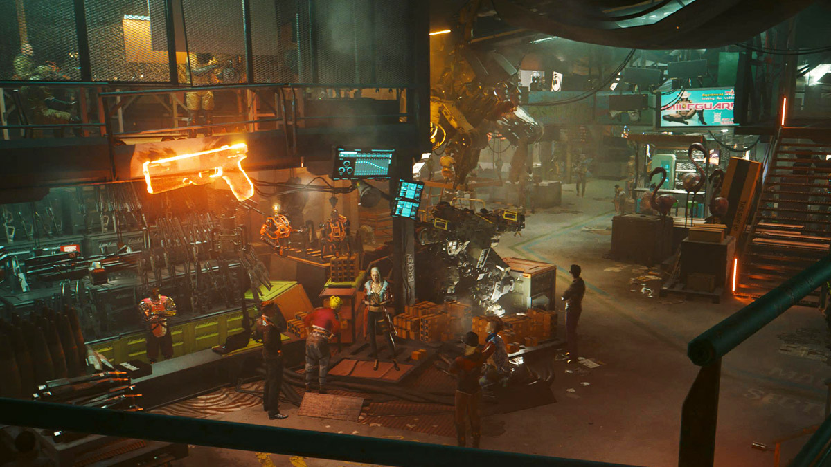 Screenshot of Dogtown in Cyberpunk 2077 Phantom Liberty DLC