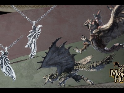 Monster Hunter Rathalos and Rathian necklaces by U-Treasure