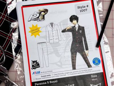 Persona 5 Royal Shujin Academy Cosplay Sewing Pattern Recreates Joker’s Look