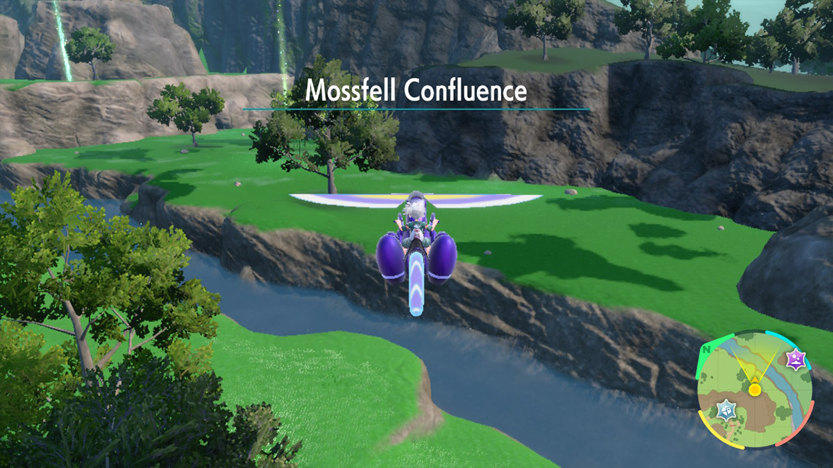 Pokemon Scarlet and Violet Mossfell Confluence map screenshot