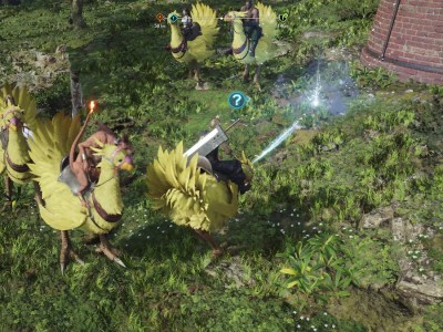 FFVII Rebirth Clips Show Off Chocobo Capture and Treasure Excavation