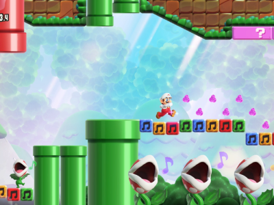 Super Mario Bros Wonder Piranha Plants on Parade