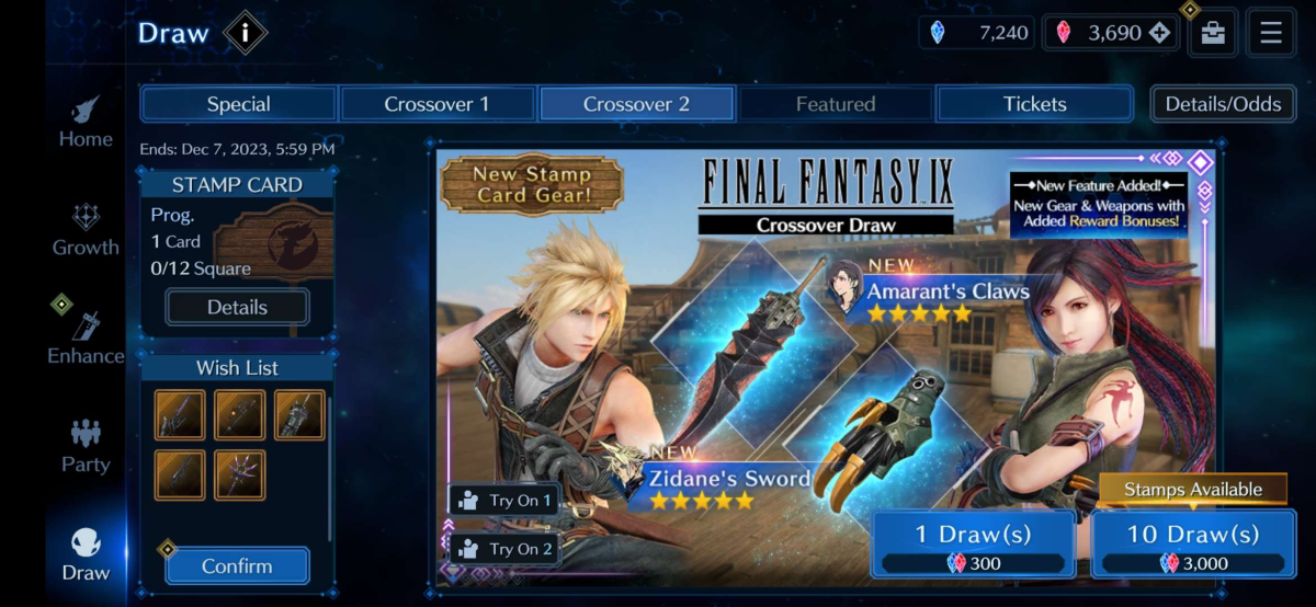 FFVII Ever Crisis IX Banner